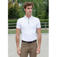 Produktbild von Maximilian Equestrian Poloshirt für Herren in Weiß Größe XS aus Polyamid