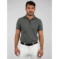 Produktbild von Maximilian Equestrian Poloshirt Herren Core Grau Größe L aus Polyamid