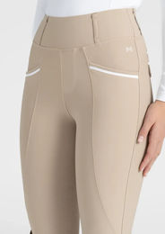 Maximilian Equestrian Pro Riding Leggings Damen Full Grip Beige Größe XS – Bild 1 von 1