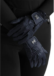 Maximilian Equestrian Reithandschuhe Emblem Navy Blau aus Polyester Größe 8 – Bild 1 von 1
