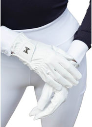 Maximilian Equestrian Reithandschuhe Emblem Weiß Größe 9 aus Polyester – Bild 1 von 1