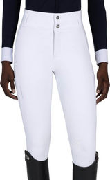 Maximilian Equestrian Reithose Damen Aero Full-Grip Silber Weiß Größe S – Bild 1 von 1
