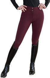 Maximilian Equestrian Reithose Damen Honour Full-Grip Burgundy Größe M – Bild 1 von 1