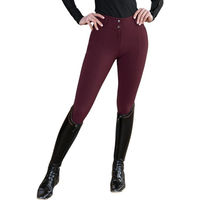 Produktbild von Maximilian Equestrian Reithose Damen Honour Full-Grip Burgundy XL