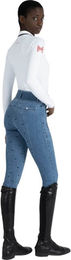 Maximilian Equestrian Reithose Damen Honour Full-Grip Denim Blau XXS – Bild 1 von 1