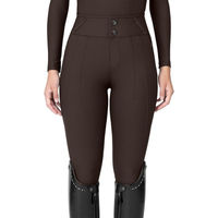 Produktbild von Maximilian Equestrian Reithose Damen Knee-Grip Vision Hose Braun Größe L