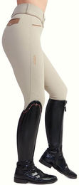 Maximilian Equestrian Reithose Damen New Era Breeches Full Grip mit Silikonbesatz Beige Größe M – Bild 1 von 1