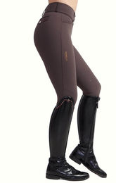 Maximilian Equestrian Reithose Damen New Era Breeches Full Grip mit Silikonbesatz Braun Größe L – Bild 1 von 1