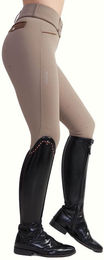 Maximilian Equestrian Reithose Damen New Era Breeches Full Grip mit Silikonbesatz in Earth Größe M – Bild 1 von 1