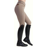 Produktbild von Maximilian Equestrian Reithose Damen New Era Breeches Full Grip mit Silikonbesatz in Earth XL
