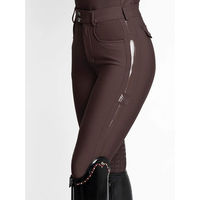 Produktbild von Maximilian Equestrian Reithose Damen Reflection Full Grip Breeches mit Silikon Vollbesatz Braun XL