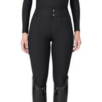 Produktbild von Maximilian Equestrian Reithose Damen Vision Knee-Grip Schwarz XL