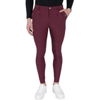 Produktbild von Maximilian Equestrian Reithose Herren Founder Full-Grip in Bordeaux Rot Größe L