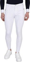 Maximilian Equestrian Reithose Herren Founder Full-Grip mit Silikon in Weiß XXS – Bild 1 von 1