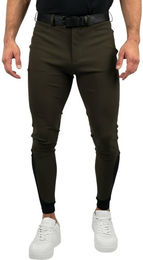 Maximilian Equestrian Reithose Herren Full-Grip Performance Khaki Größe M – Bild 1 von 1