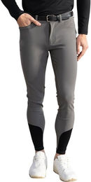 Maximilian Equestrian Reithose Herren Knee-Grip Performance Grau S mit Neopren – Bild 1 von 1
