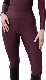 Maximilian Equestrian Reitleggings Damen Full-Grip Outline Burgundy Größe M – Bild 1 von 1