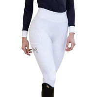 Produktbild von Maximilian Equestrian Reitleggings Damen Full-Grip Outline Grau Größe L