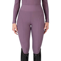 Produktbild von Maximilian Equestrian Reitleggings Damen Full-Grip Outline Lila Größe S