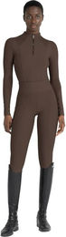 Maximilian Equestrian Reitleggings Damen Full-Grip Outline Mocha Größe L – Bild 1 von 1