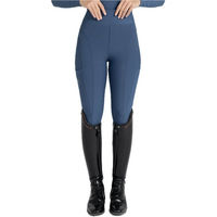 Produktbild von Maximilian Equestrian Reitleggings Damen Full-Grip Outline Sailor Blau Größe S