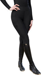Maximilian Equestrian Reitleggings Damen Full-Grip Outline Schwarz XXS – Bild 1 von 1