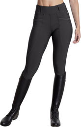 Maximilian Equestrian Reitleggings Damen Full-Grip Pro Charcoal Grey Größe L – Bild 1 von 1