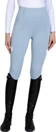 Maximilian Equestrian Reitleggings Damen Full-Grip Tech Aqua Blau XL – Bild 1 von 1