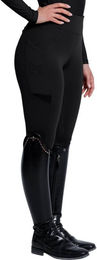 Maximilian Equestrian Reitleggings Damen Full-Grip Tech Schwarz Größe L – Bild 1 von 1