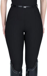 Maximilian Equestrian Reitleggings Damen Full Grip Velya mit Gürtel Schwarz XS – Bild 1 von 1
