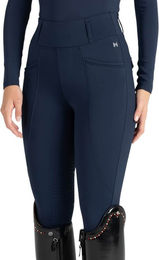 Maximilian Equestrian Reitleggings Damen Full-Grip Winter Pro Fleece Navy XXS – Bild 1 von 1
