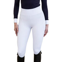 Produktbild von Maximilian Equestrian Reitleggings Damen Knee-Grip Outline Weiß Größe S