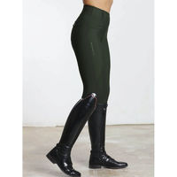 Produktbild von Maximilian Equestrian Reitleggings Damen Knee-Grip Pro Hunter Green Größe S