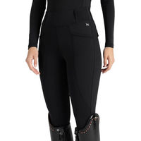 Produktbild von Maximilian Equestrian Reitleggings Damen Winter Full-Grip Fleece Schwarz M