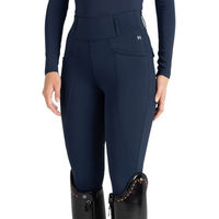 Produktbild von Maximilian Equestrian Reitleggings Damen Winter Full-Grip mit Fleece Navy M
