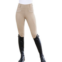 Produktbild von Maximilian Equestrian Reitleggings Damen Winter Pro mit Fleece Beige Größe S