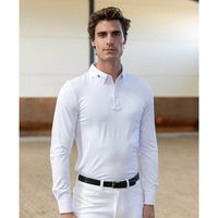 Produktbild von Maximilian Equestrian Reitshirt Active Competition Long Sleeve für Herren Weiß Größe L