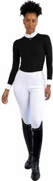 Maximilian Equestrian Reitshirt Air Show Damen Langarmshirt Schwarz Größe L – Bild 1 von 1