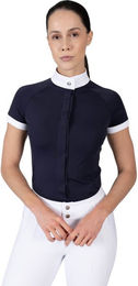 Maximilian Equestrian Reitshirt Aira Competition Collection Damen Kurzarm Navy XXS – Bild 1 von 1