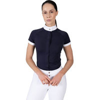 Produktbild von Maximilian Equestrian Reitshirt Aira Competition Collection Damen Kurzarm Navy XXS