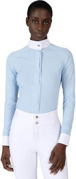 Maximilian Equestrian Reitshirt Aira Competition Collection Damen Langarm Blau XL – Bild 1 von 1