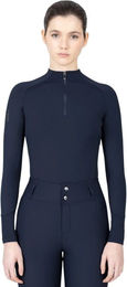Maximilian Equestrian Reitshirt Damen Aero Longsleeve Atlantic Blau Marine XS – Bild 1 von 1