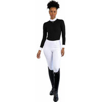 Produktbild von Maximilian Equestrian Reitshirt Damen Air Show Langarmshirt Schwarz Größe M