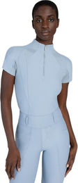 Maximilian Equestrian Reitshirt Damen Kurzarm Blau Größe M – Bild 1 von 1
