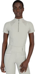 Maximilian Equestrian Reitshirt Damen Kurzarm Frame Laurel Schwarz Grün Grau XXS – Bild 1 von 1