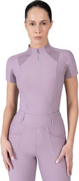 Maximilian Equestrian Reitshirt Damen Kurzarm Frame Orchid Lila Größe S – Bild 1 von 1