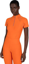 Maximilian Equestrian Reitshirt Damen Kurzarm Orange XS – Bild 1 von 1