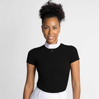 Produktbild von Maximilian Equestrian Reitshirt Damen Kurzarm Schwarz Größe S