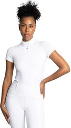 Maximilian Equestrian Reitshirt Damen Kurzarm Weiß Größe S – Bild 1 von 1
