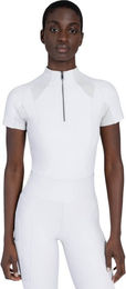 Maximilian Equestrian Reitshirt Damen Kurzarm Weiß XS – Bild 1 von 1